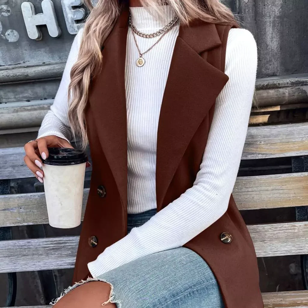 classy vest outfits for women of 2024 