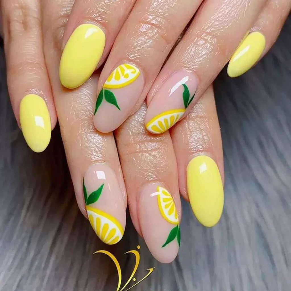 Eye-catching fruit nail designs