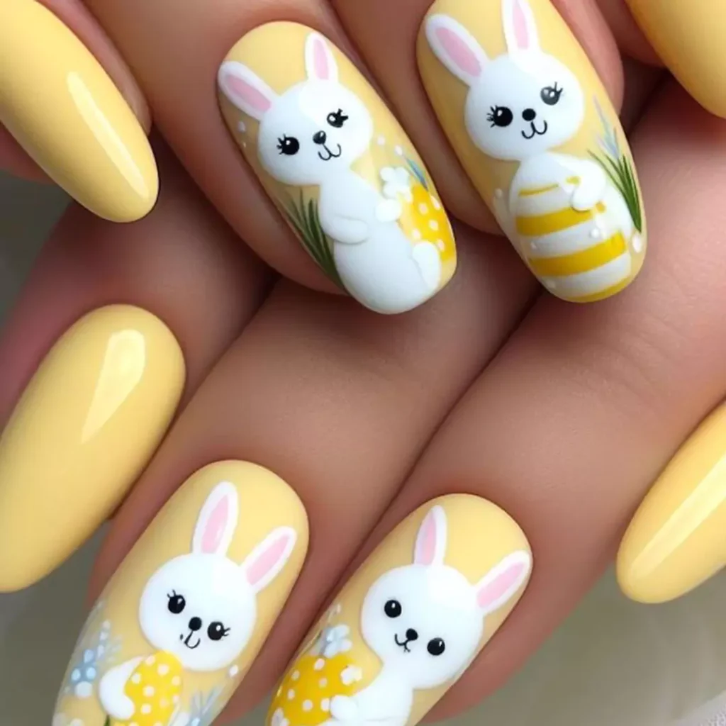 Deceptive Rabbit nail design