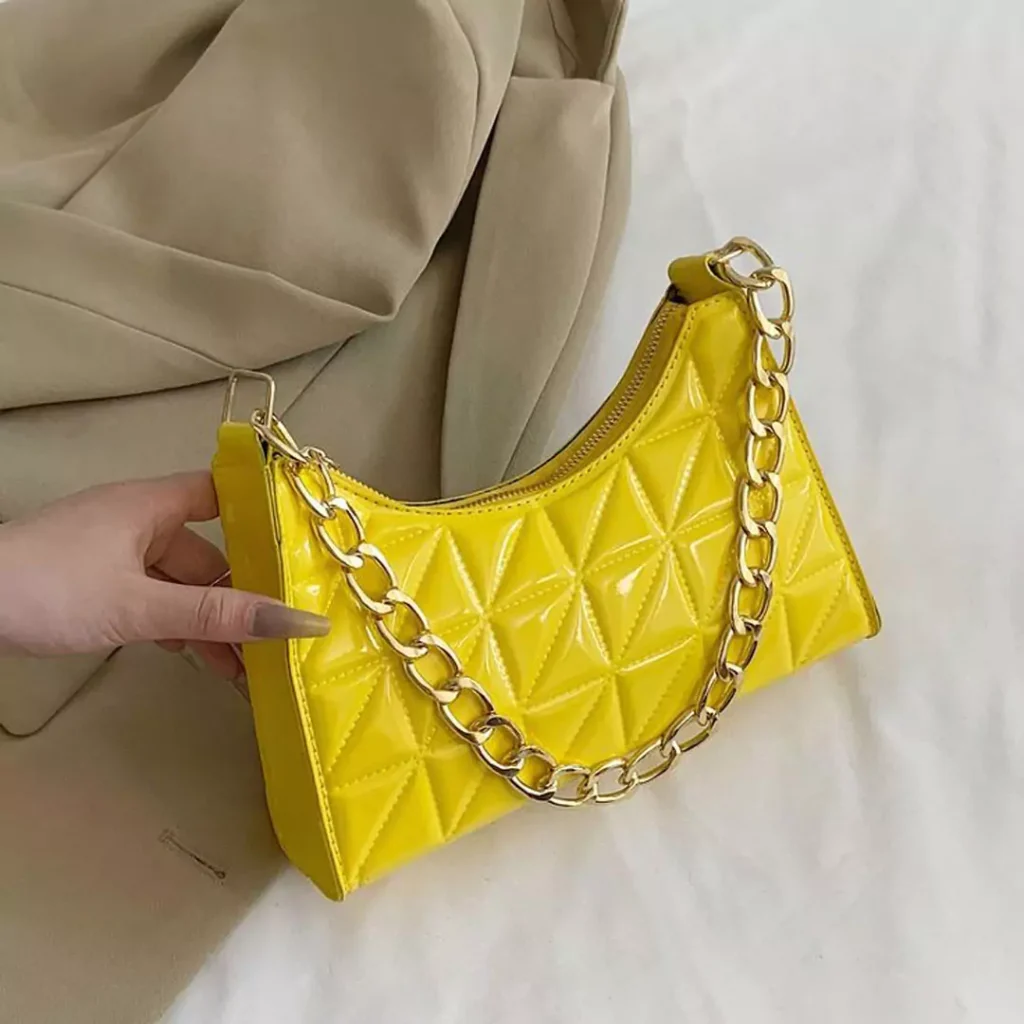 Attractive and special Women's yellow bags