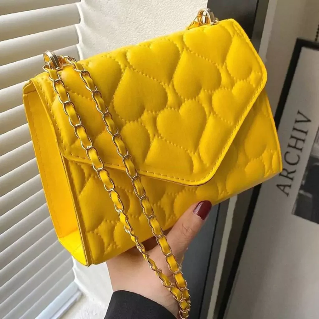 Beautiful and charming Women's yellow bags