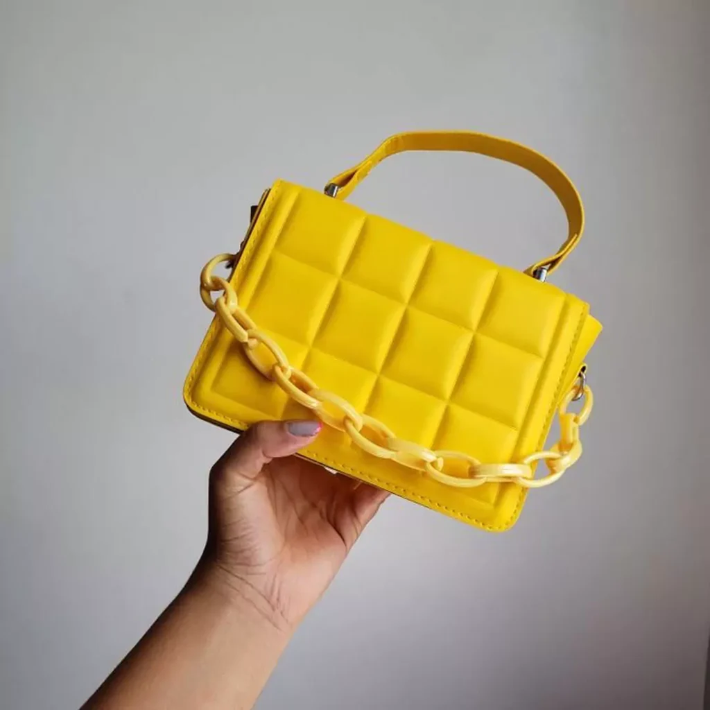 Eye-catching Women's yellow bags