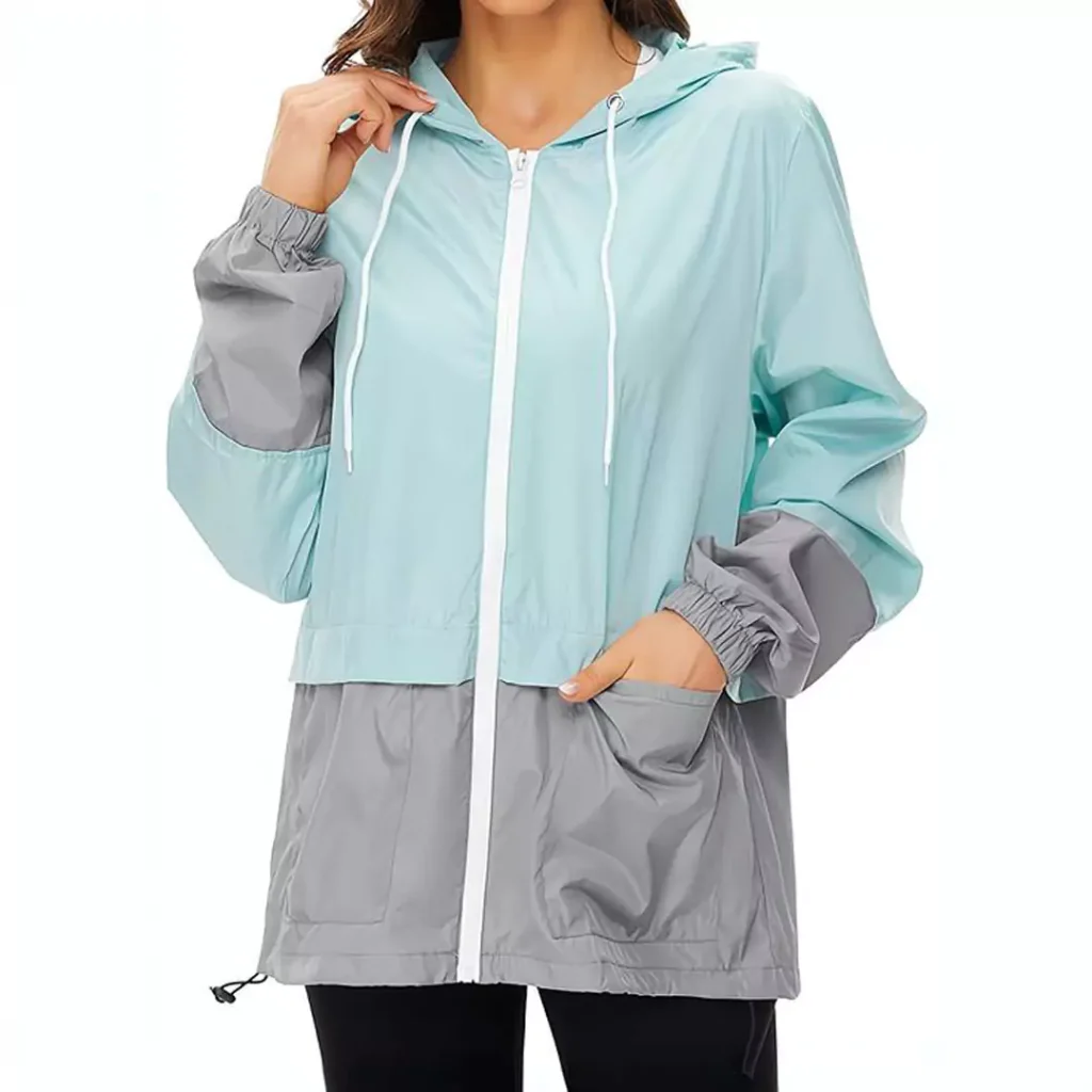 charming windproof jacket for women 