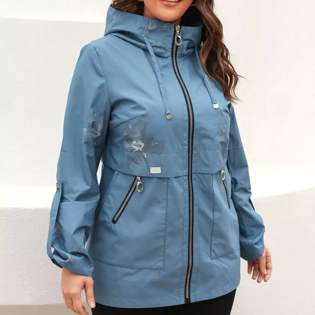 stylish windproof jacket for women 