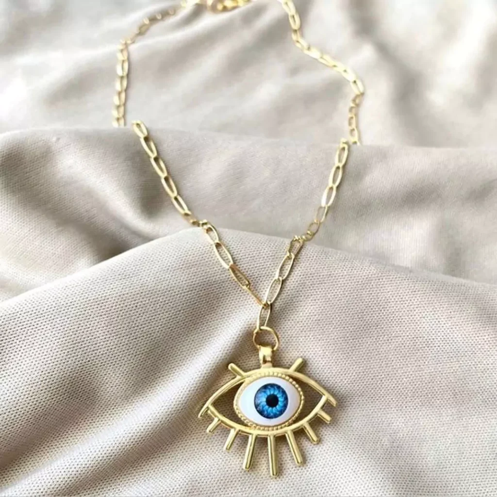 Pleasing necklaces with eye design