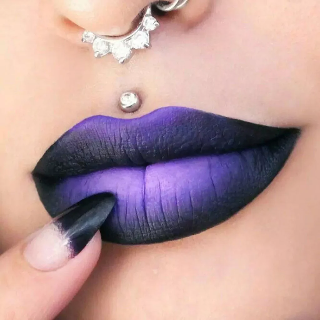 Modern ombre lipstick