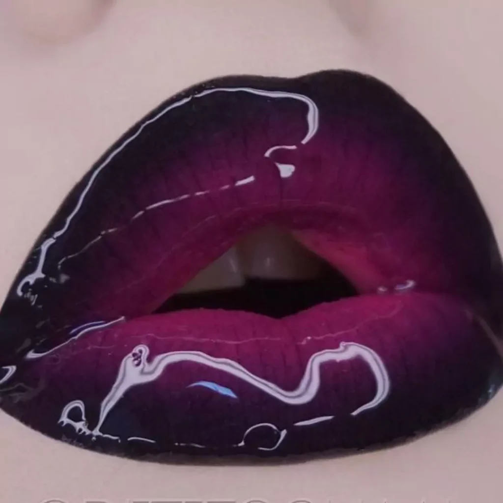 Attractive and special ombre lipstick