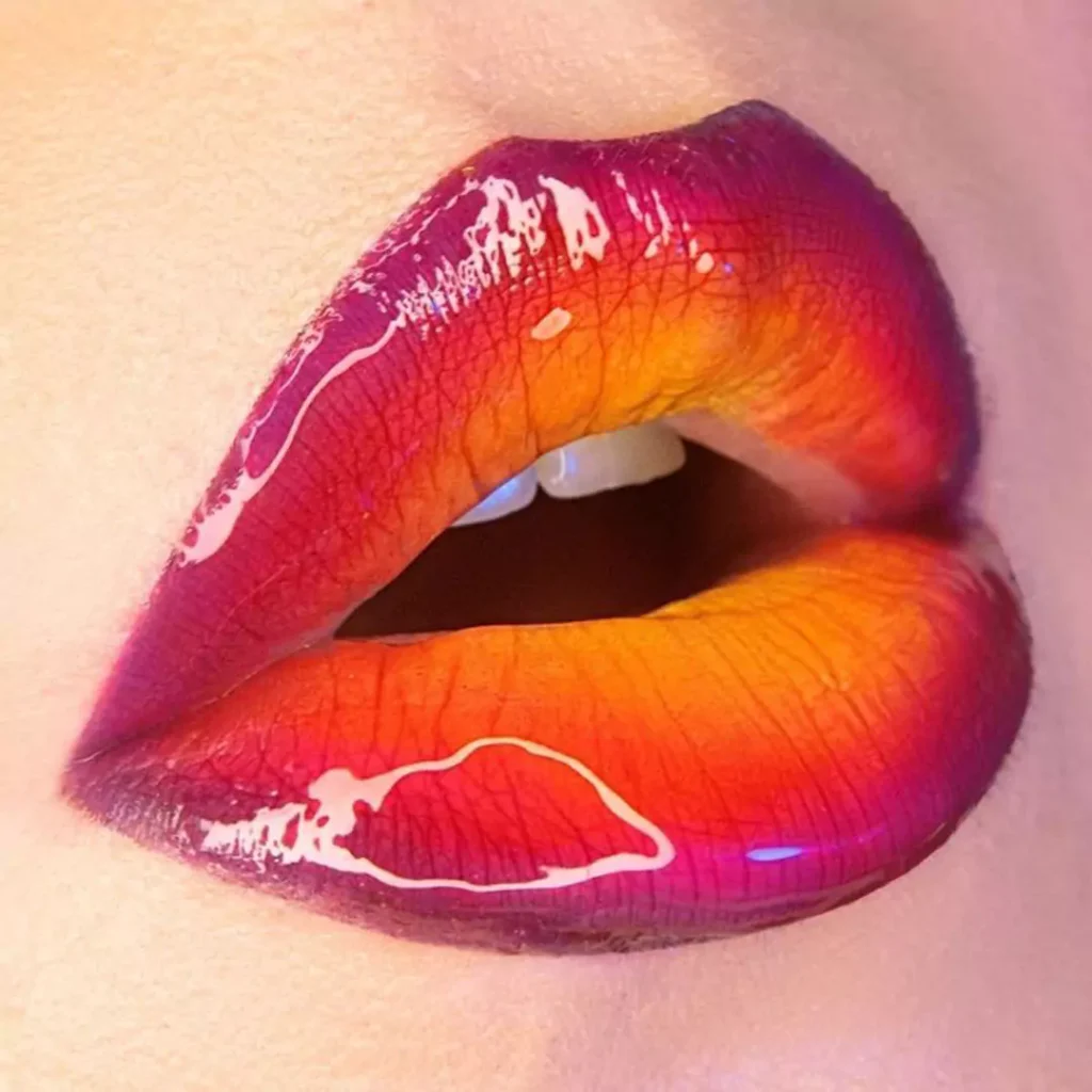 Stylish and special ombre lipstick