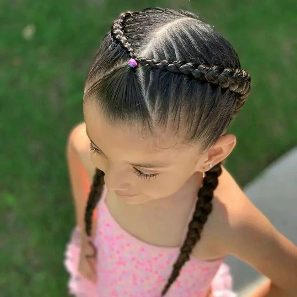 Eye-catching Children's hair texture