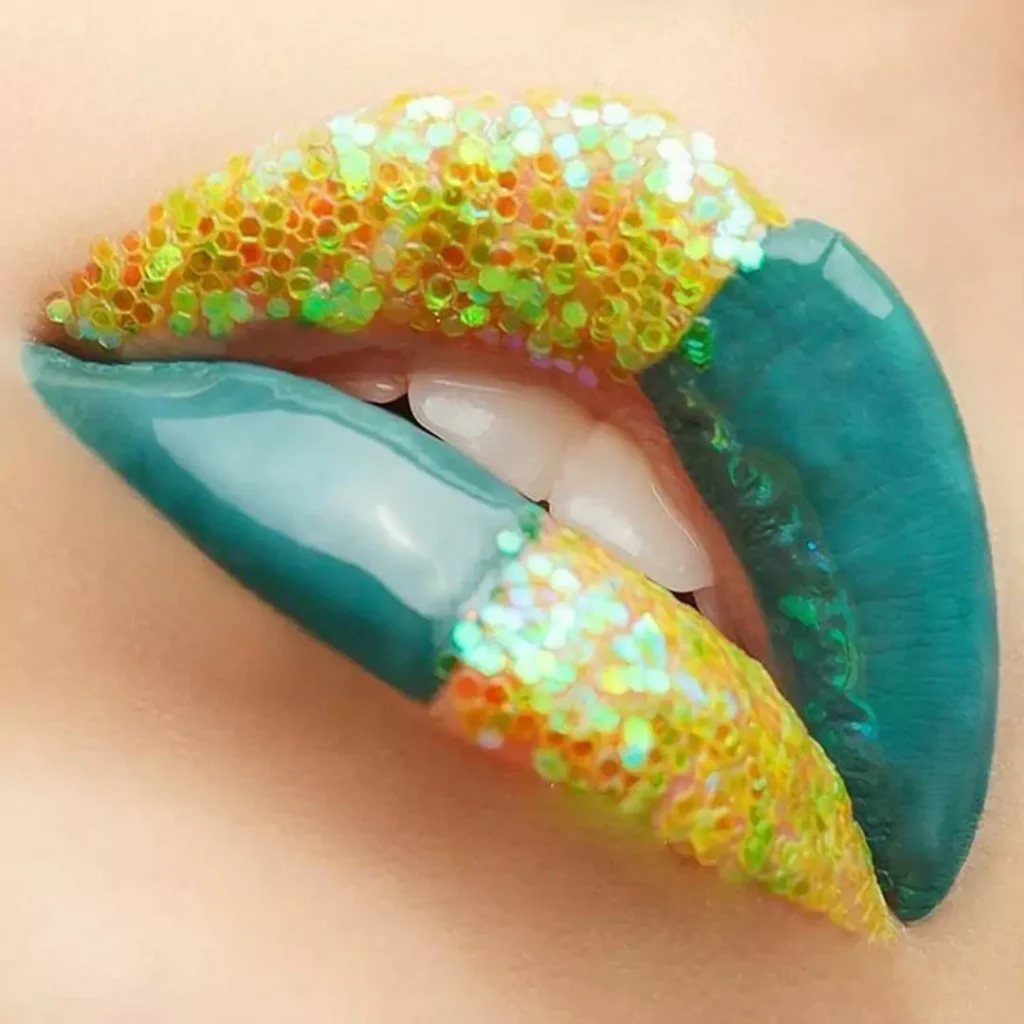 Special colorful lipstick