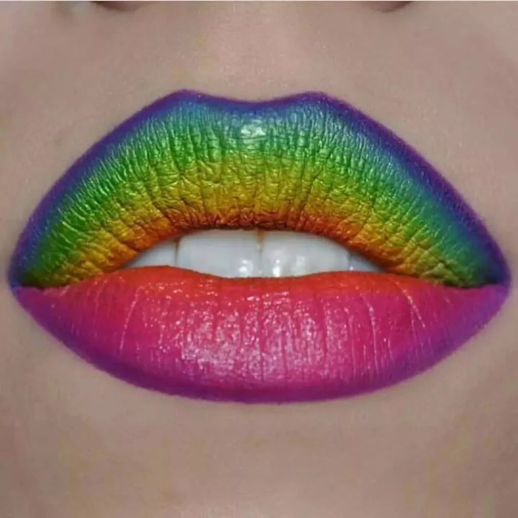 Attractive and special colorful lipstick