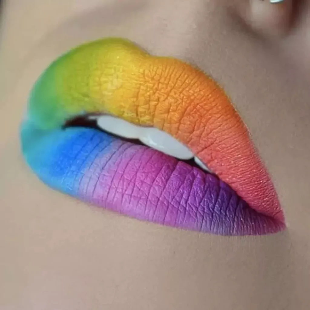 Enchanting colorful lipstick