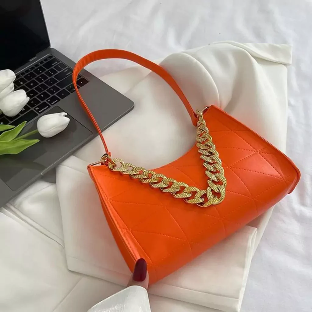 Stylish and special orange bags