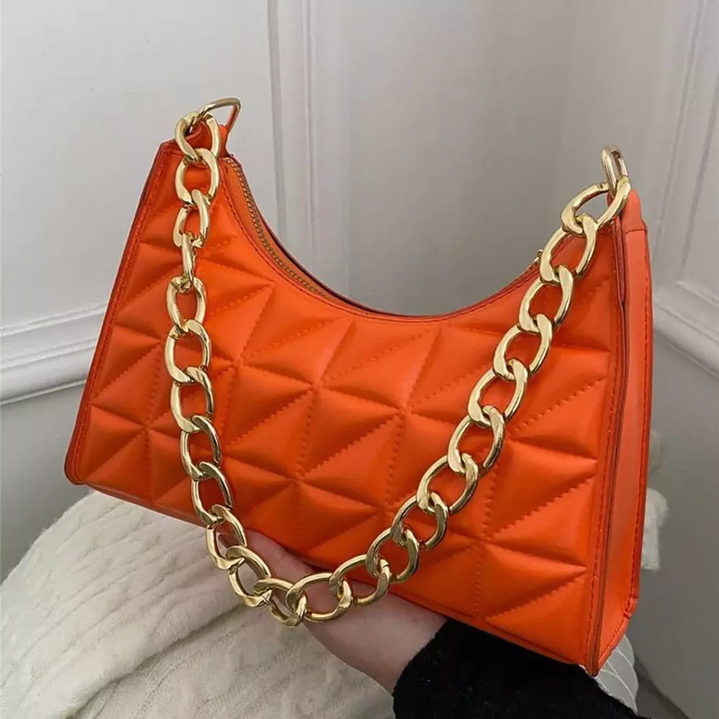 Stylish orange bags