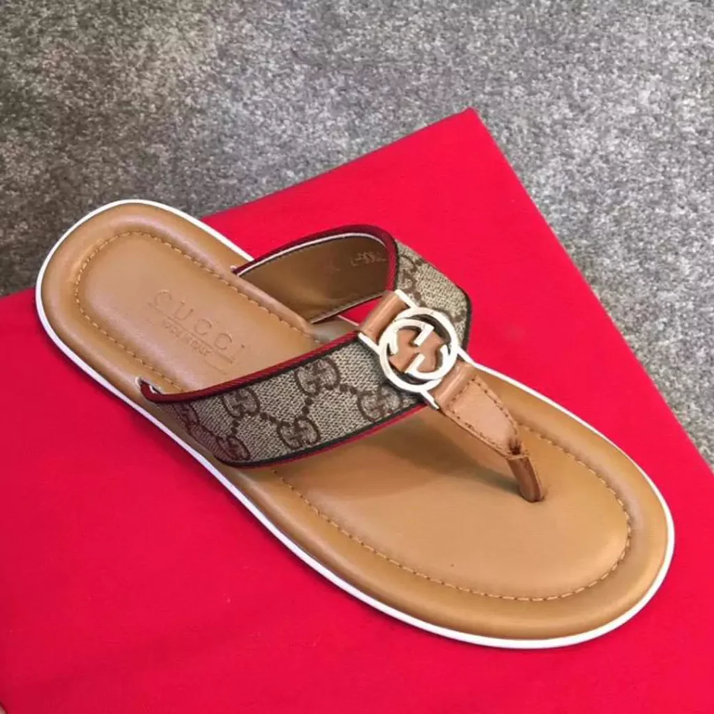 alluring leather palm slippers for ladies