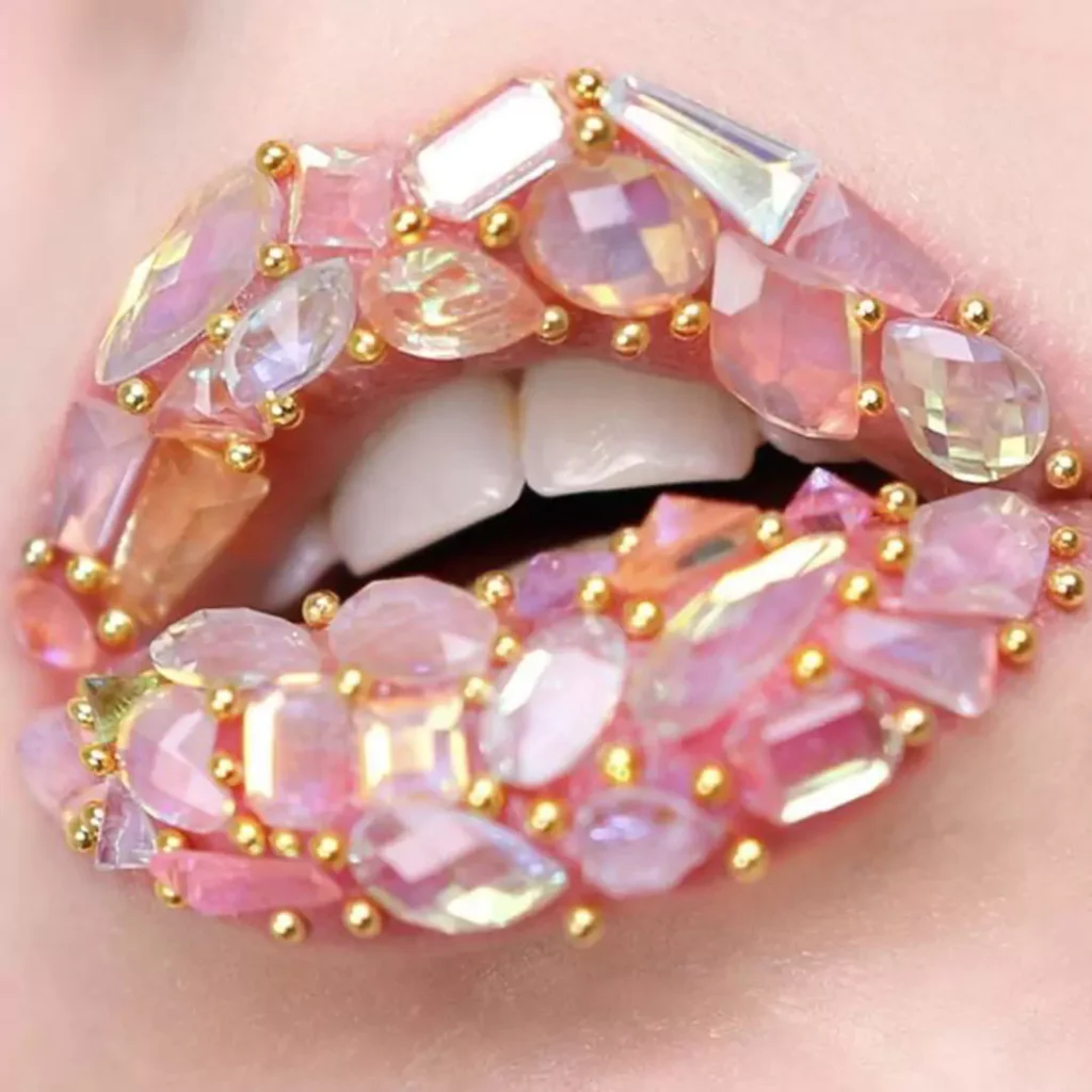 special jeweled lip makeup