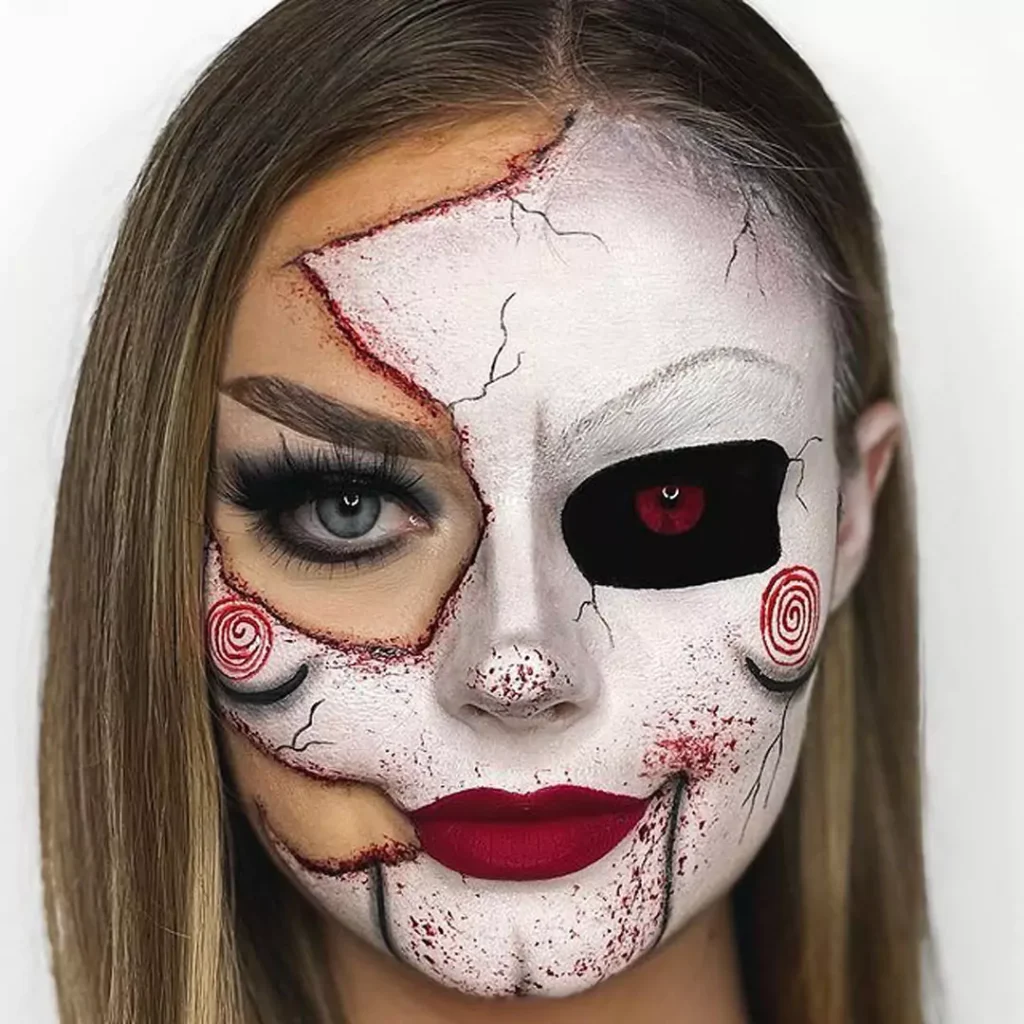 Beautiful and charming makeup models for Halloween