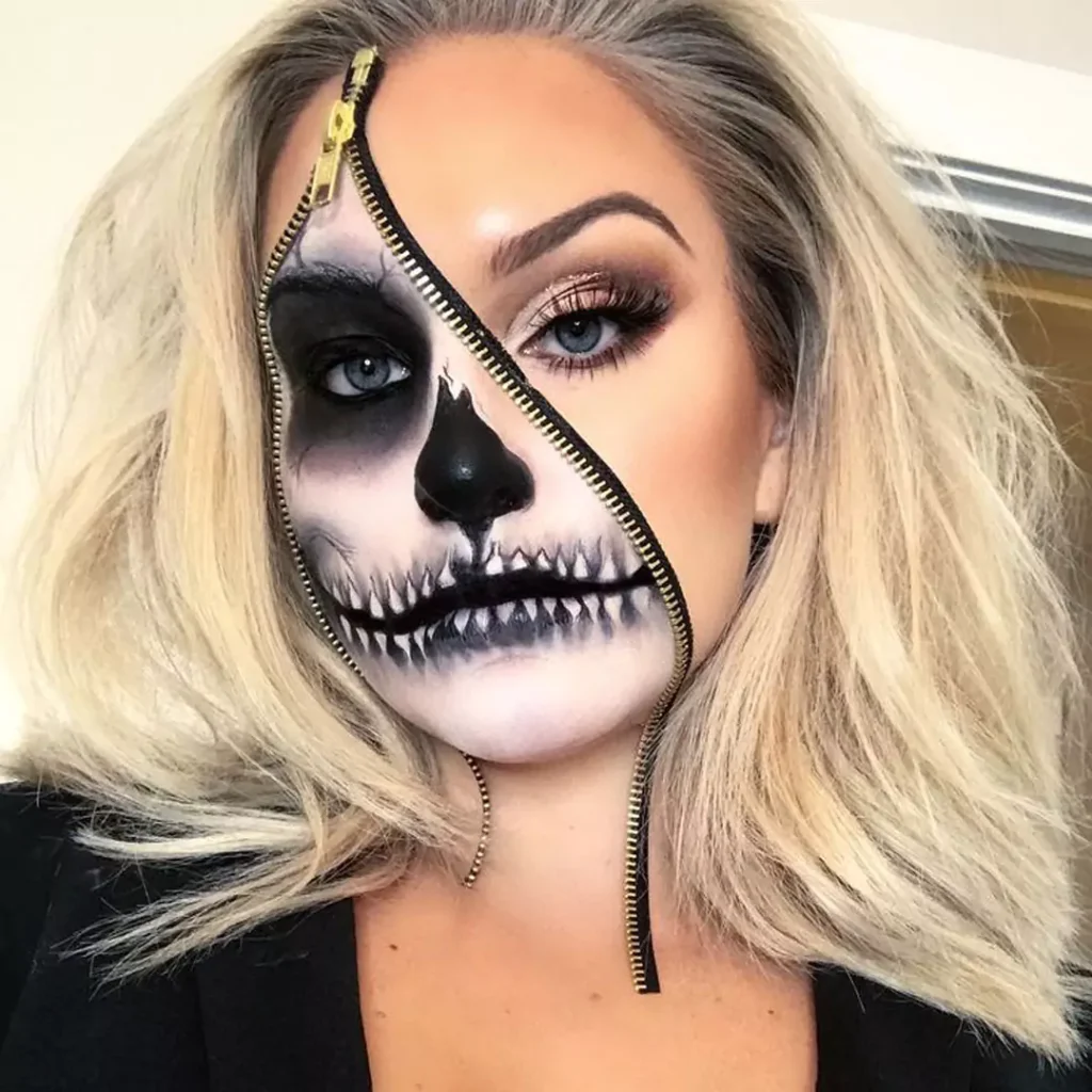 Special makeup models for Halloween