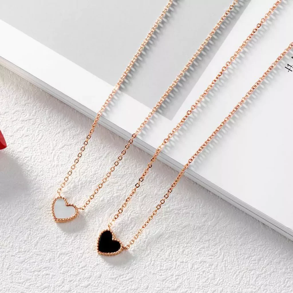 Beautiful and charming heart necklaces