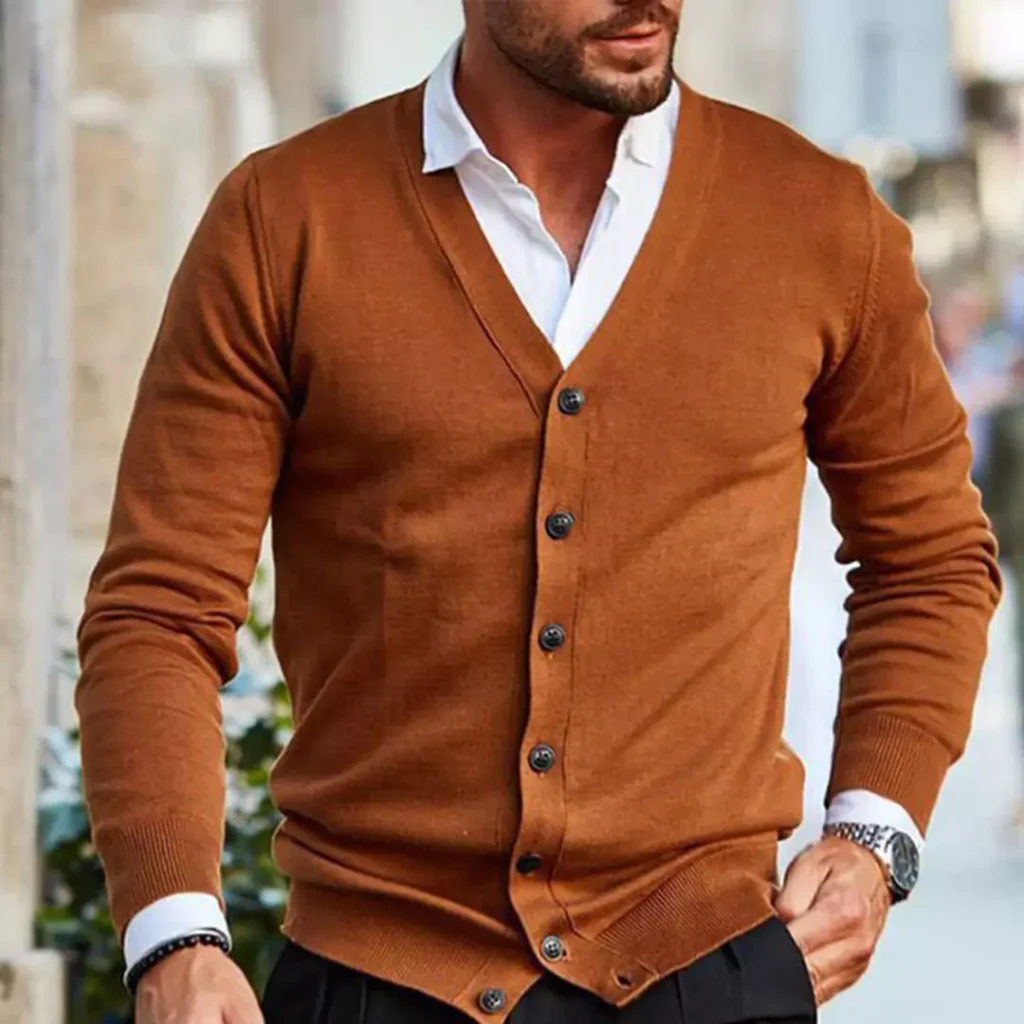 charming V neck sweaters for men 