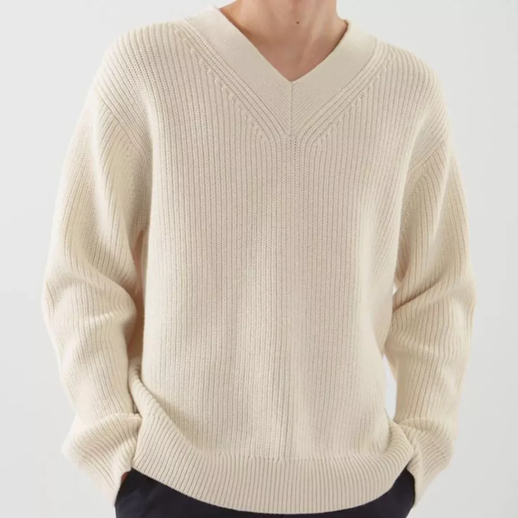 Chic V neck sweaters for men 