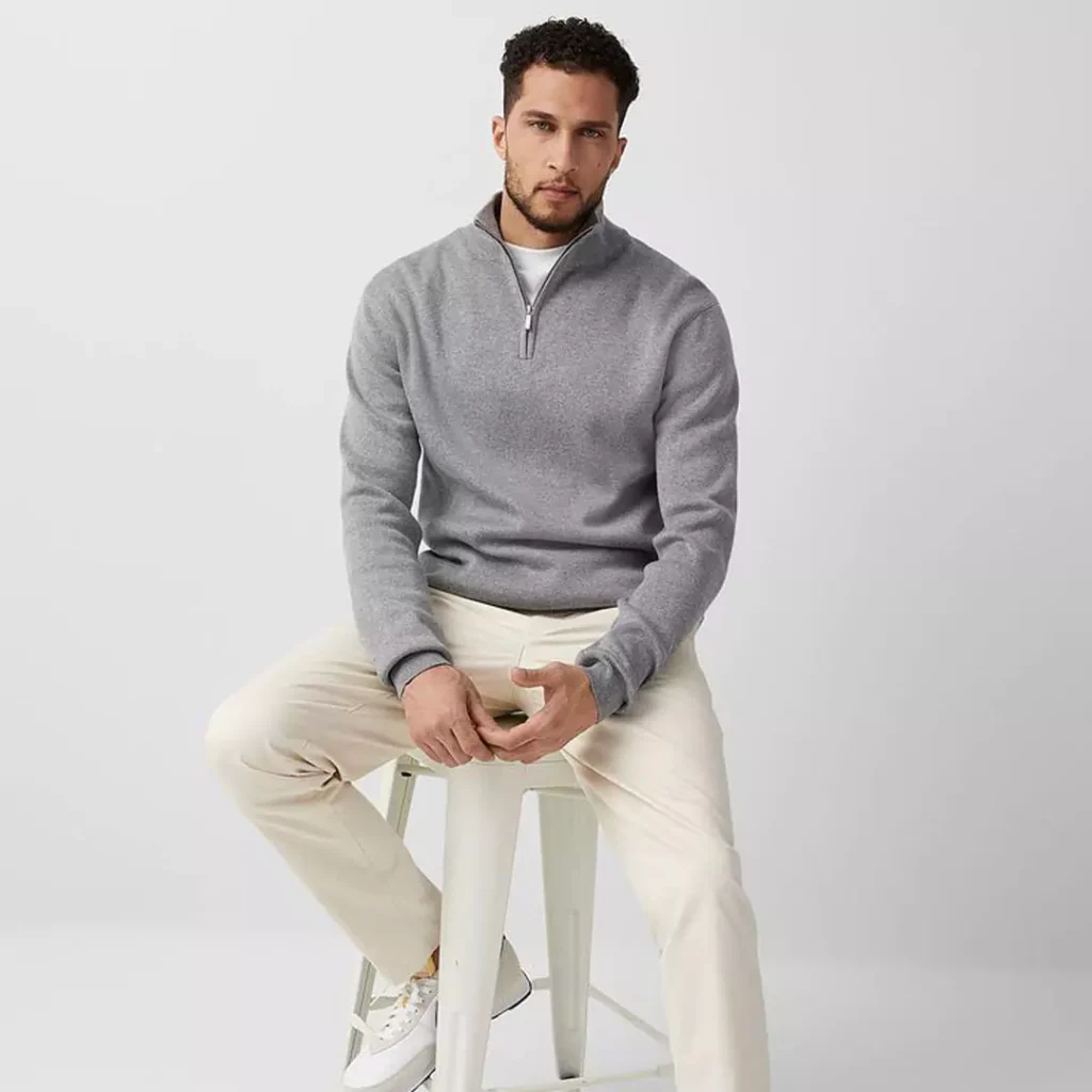 unique V neck sweaters for men 