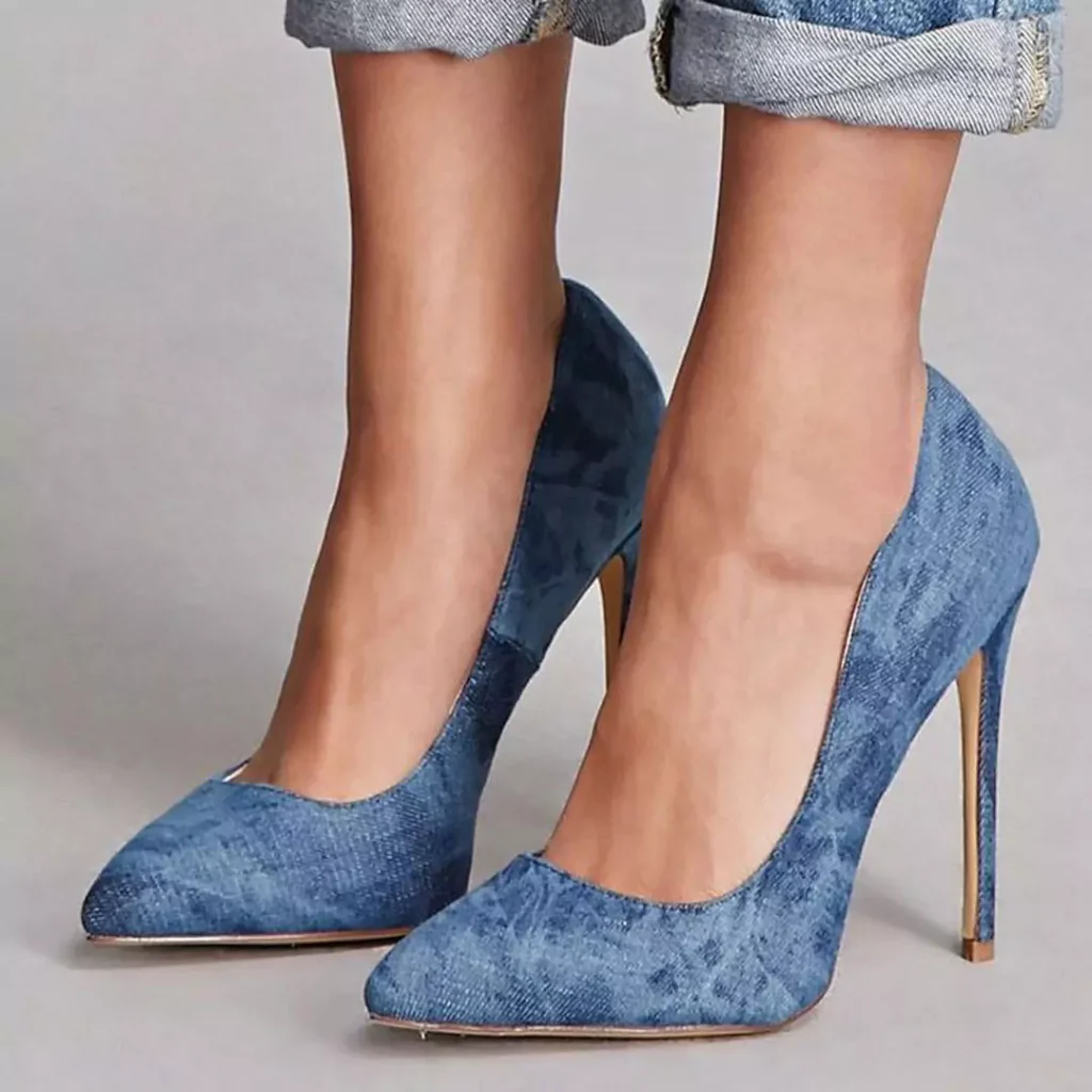 special blue heels outfit 