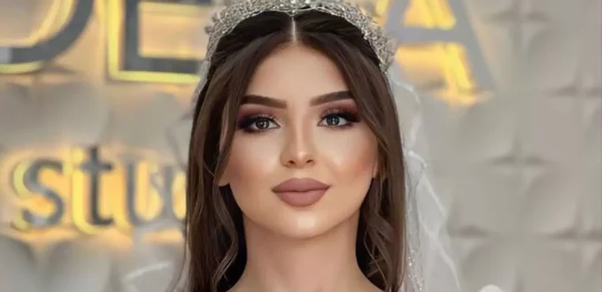 Beautiful bridal makeup models