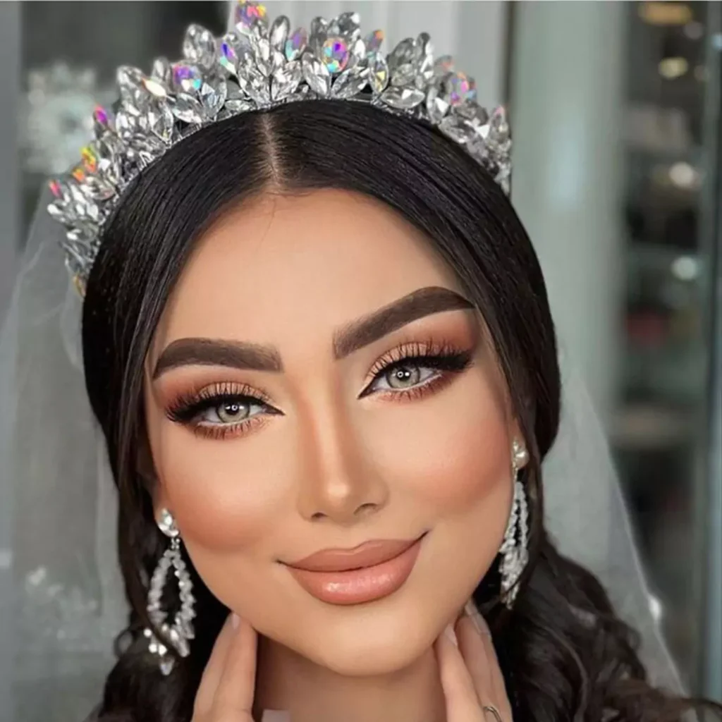 Attractive and special bridal makeup models