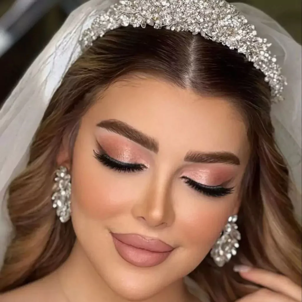 Stylish bridal makeup models