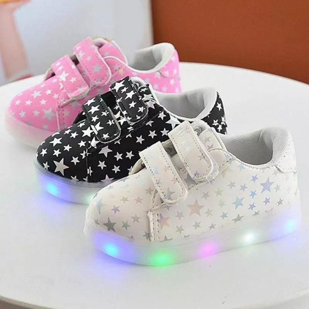 delicate lighted shoes for girls