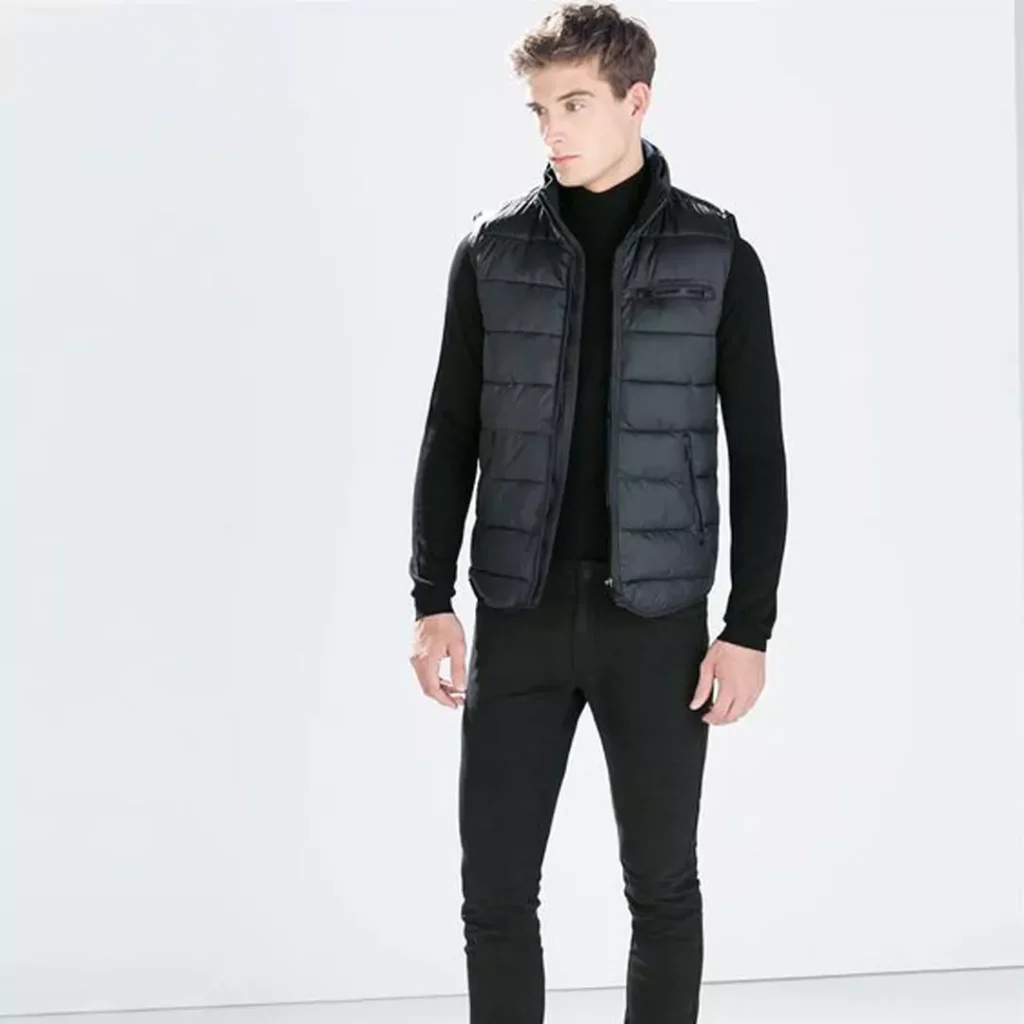 fashionable puffer vests for men 