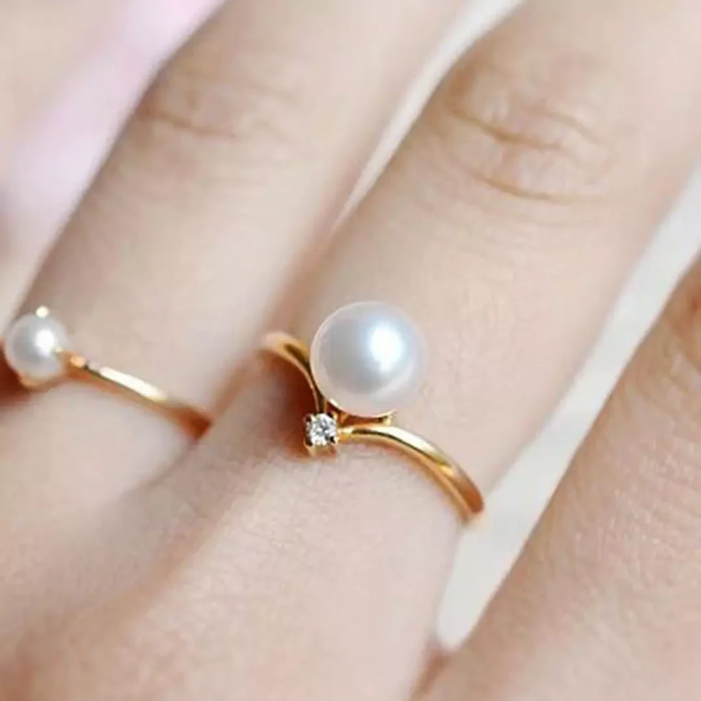 Enchanting pearl rings