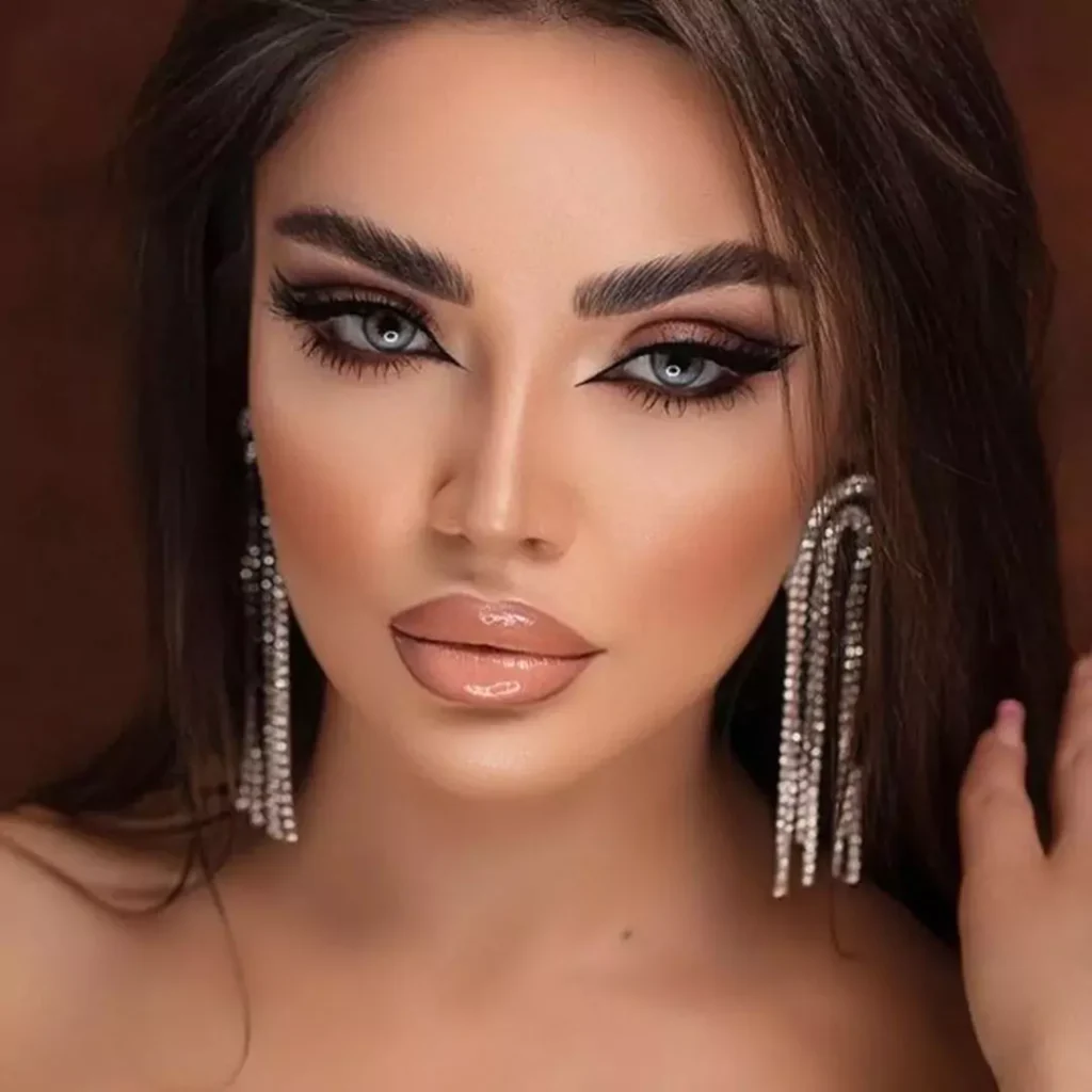 Stylish and special Women's face makeup