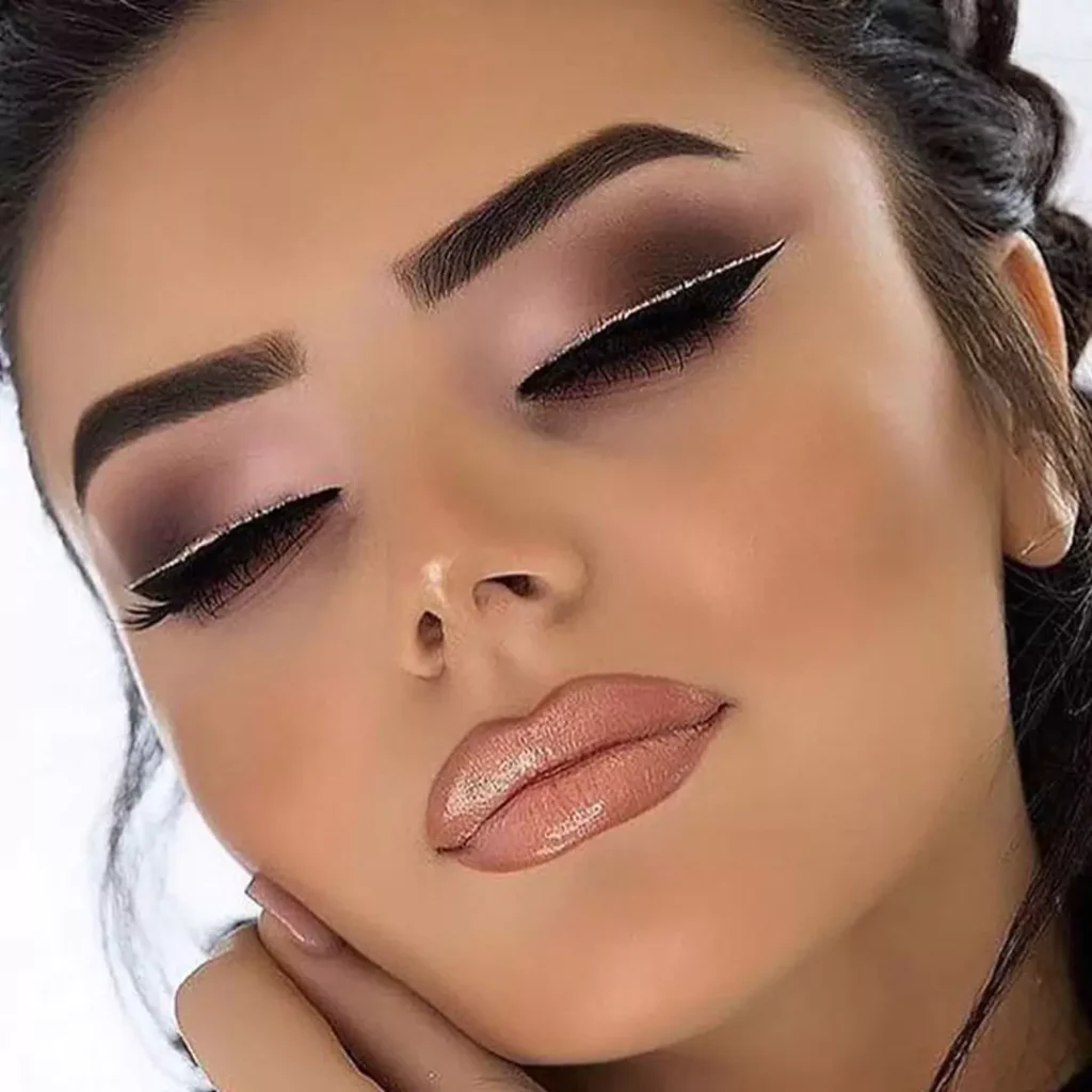 Attractive and special Women's face makeup