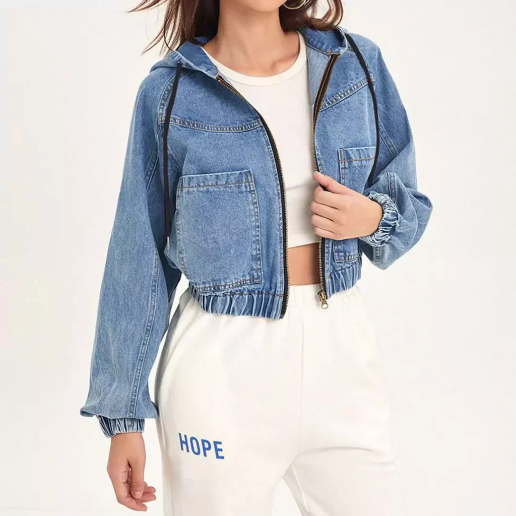 charming short jean jackets for ladies