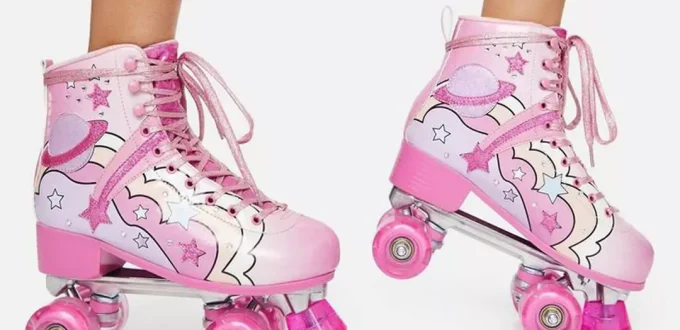 stylish skate roller shoes for girls