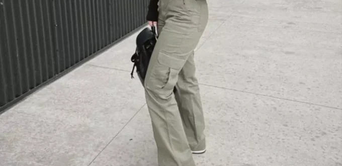 new cargo pants outfit of women