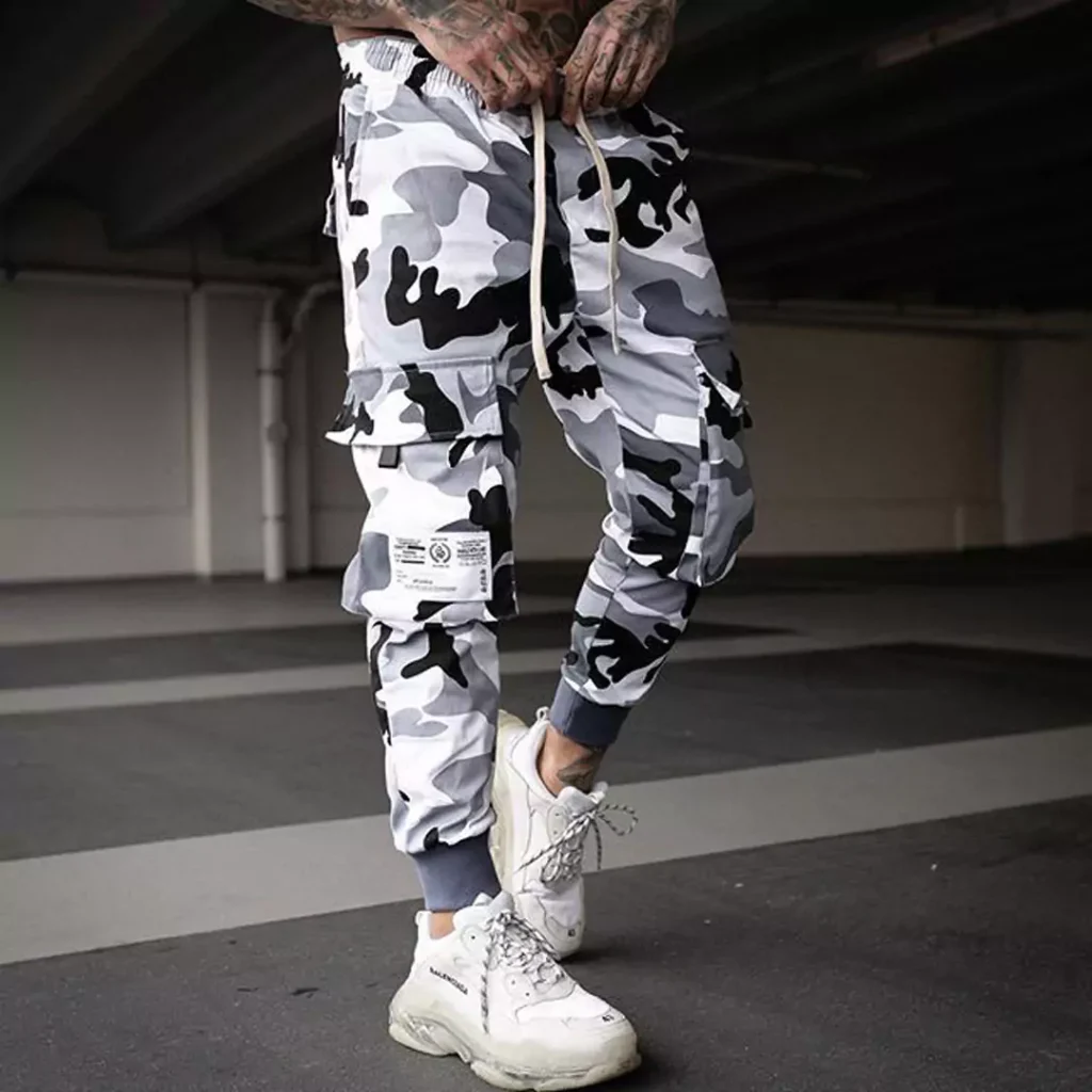 chic cargo jogger pants of men