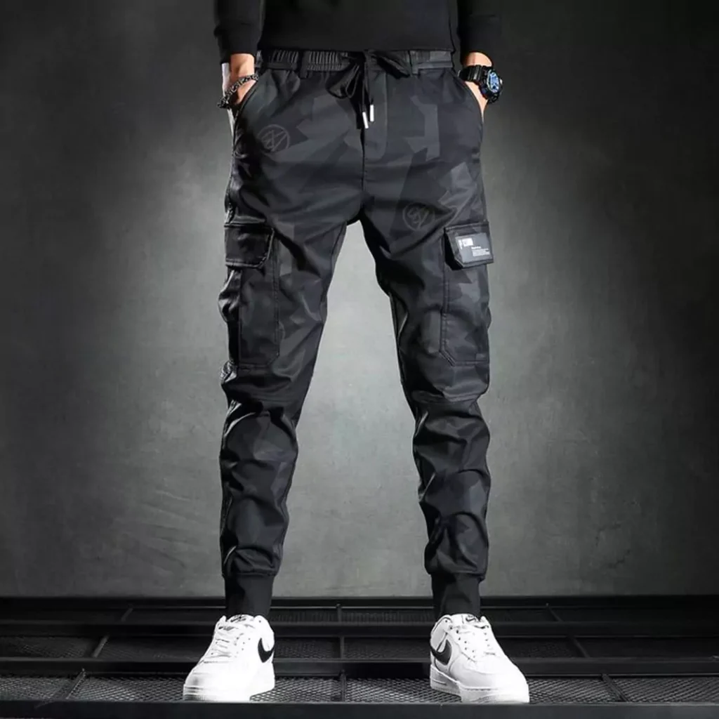 modish cargo jogger pants of men