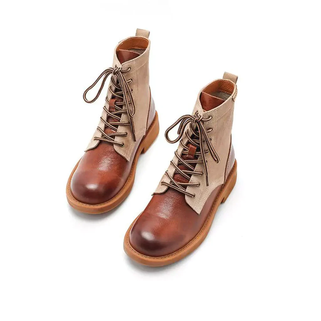 striking short brown boots for women 