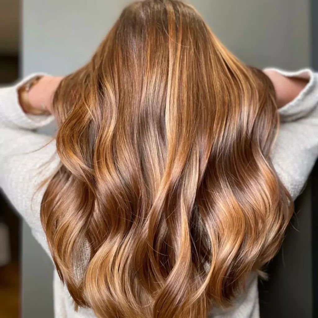 Eye-catching Honey hair color