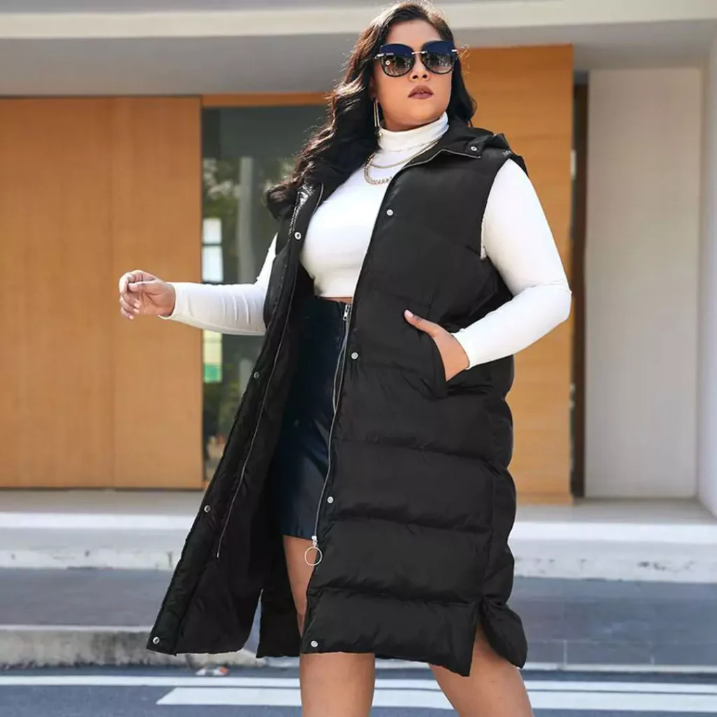 classy puffer vest for women 