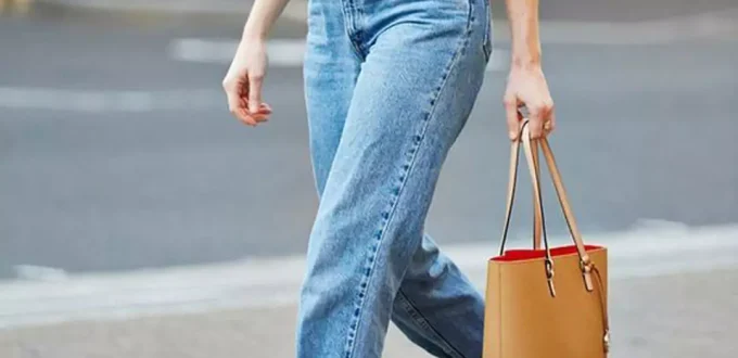 trendy Mom-style jean pants for ladies