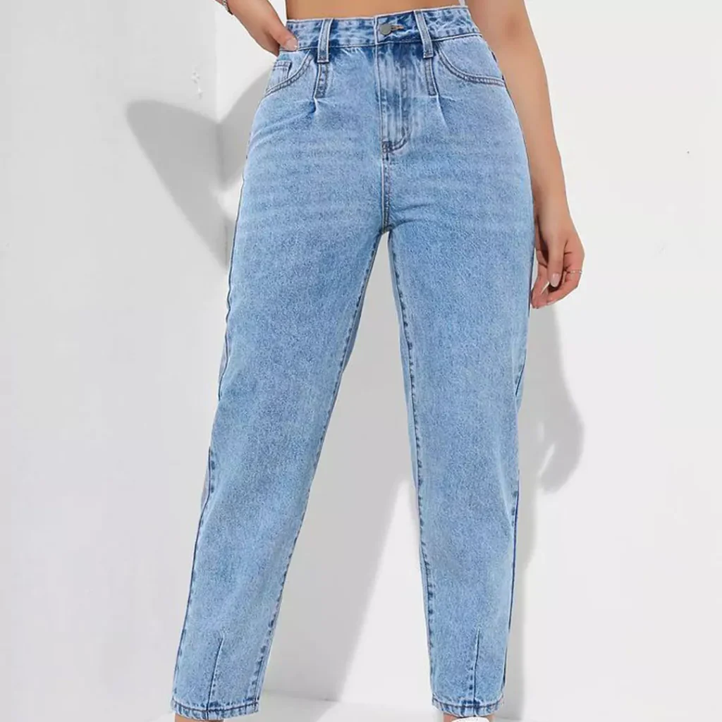 classy Mom-style jean pants for ladies 