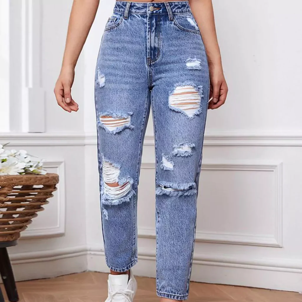 unique Mom-style jean pants for ladies 