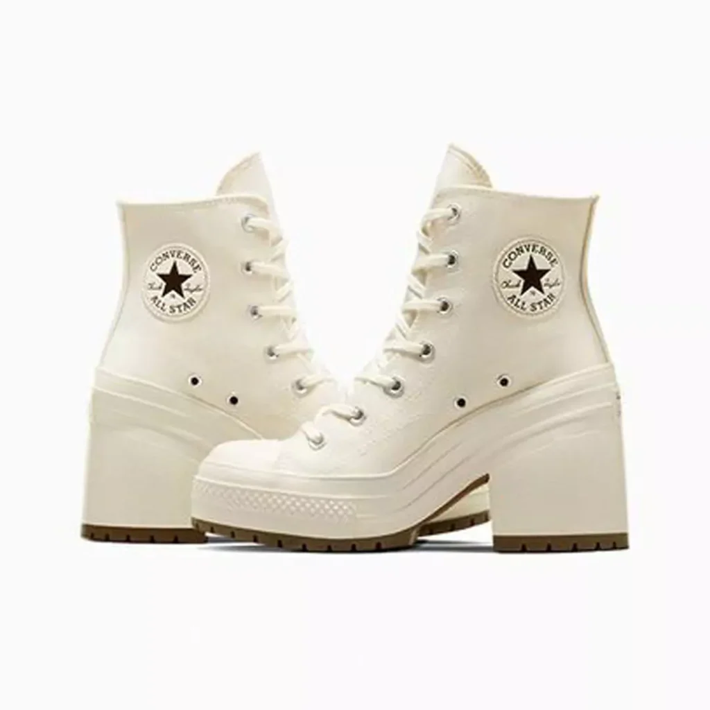 ALL STAR white short winter boots outfit for women