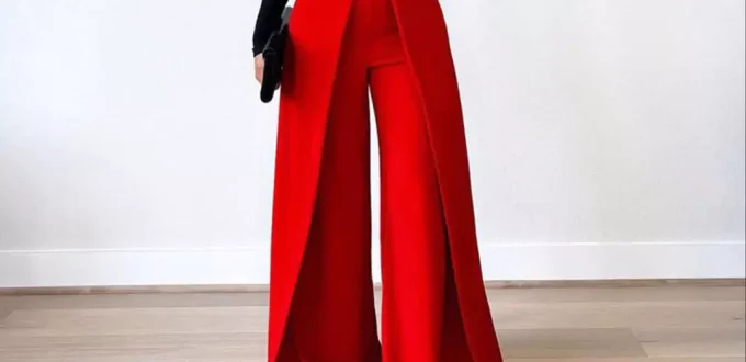 fashionable wide leg pants for women