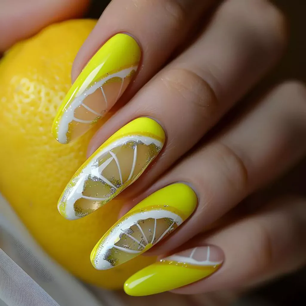 regal lemon nail designs 