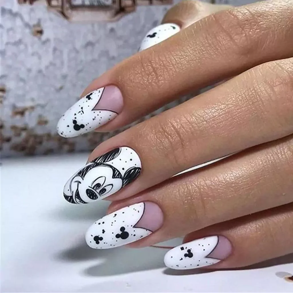 unique Mickey nail designs of 2024